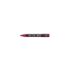 Dekormarker 1,8-2,5mm, Uni Posca PC-5M fluor piros Dekormarker Uni