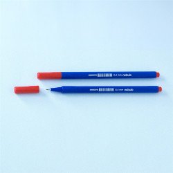 Rostirón, tűfilc 0,4mm, háromszög test Nebulo 722-B, piros Író- irodaszer, papíráru Nebulo