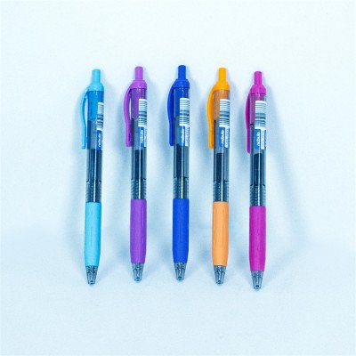 Zseléstoll, 0,5mm vegyes test szín, 30db/doboz Nebuló írásszín kék