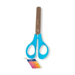 Olló 13,5cm, kerekített heggyel, ergonomikus, iskolai, Nebulo Irodatechnika, kellékei Nebulo