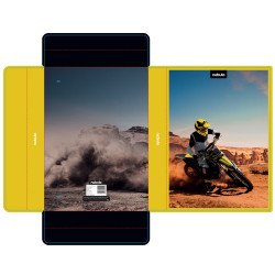 Füzetbox A4, hullámkarton, Motorcross, Nebulo Író- irodaszer, papíráru Nebulo