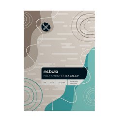 Rajzlap félfamentes A4, papírszalagos 10 ív/csomag, Nebulo Író- irodaszer, papíráru Nebulo