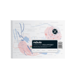 Vázlatfüzet B4, spirálos, 120g, Nebulo Író- irodaszer, papíráru Nebulo