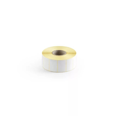Etikett címke thermo, 50x75mm, tekercses, 1000 címke/tekercs fehér