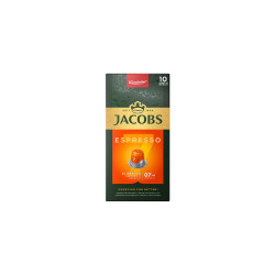 Kávékapszula, Nespresso kompatibilis Jacobs Espresso 7 Classico10 db kapszula Iroda üzemeltetés, munkavédelem Jacobs
