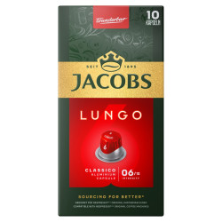 Kávékapszula, Nespresso kompatibilis Jacobs Lungo 6 Classico 10db kapszula