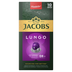 Kávékapszula, Nespresso kompatibilis Jacobs Lungo 8 Intenso 10db kapszula