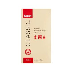 Kávé őrölt 250g Bravos Classic Iroda üzemeltetés, munkavédelem Bravos