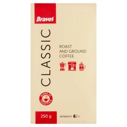 Kávé őrölt, 250g, Bravos Classic
