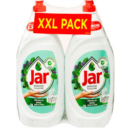 Mosogatószer 2 x 1350 ml kézi duopack Jar TeaTree&Mint Iroda üzemeltetés, munkavédelem Jar