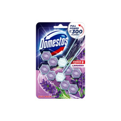 WC illatosító 2 x 50 g Power5 Domestos Lavender Iroda üzemeltetés, munkavédelem Domestos