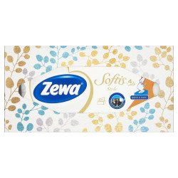 Papírzsebkendő 4 rétegű 80 db/csomag Zewa Softis Style NaturalSoft Iroda üzemeltetés, munkavédelem Zewa