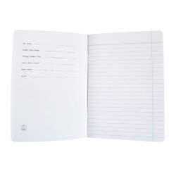 Füzet iskolai A5, 48ap, vonalas 21-48 4-8 osztályos Design 3D Nature