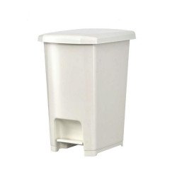 Szemetes kuka pedálos műanyag 40 literes fehér UP402-001 Író- irodaszer, papíráru Planet