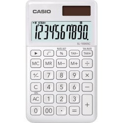 Zsebszámológép 10 digit Casio SL 1000 SC fehér Irodatechnika, kellékei Casio