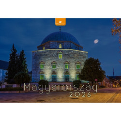 Falinaptár képes 340 × 485 mm, fehér lapokkal Magyarország Dayliner 2027.