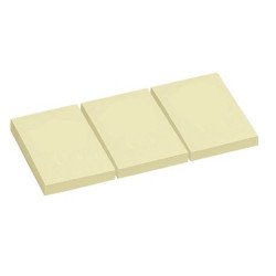 Jegyzettömb öntapadó, 40x50mm 100lap A-Series sárga Író- irodaszer, papíráru A-series