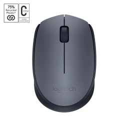 Egér optikai Logitech M170 fekete-szürke vezeték nélküli Egér, mutatóeszköz Logitech