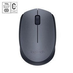 Egér optikai Logitech M170 fekete-szürke vezeték nélküli Egér, mutatóeszköz Logitech