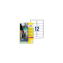 Etikett címke, 99,1 x42,3mm, ultra ellenálló 12 címke/ív, 10 ív/doboz, Avery fehér Etikett - címke Avery