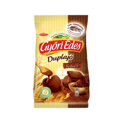 Keksz, 150 g, duplajó, Győri édes kakaós