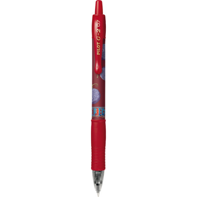 Zseléstoll 0,7mm, nyomógombos Pilot G-2 One Piece, írásszín piros