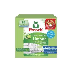 Mosogatógép tabletta 30 db/doboz Frosch zöldcitrom Gépi mosogatás Frosch