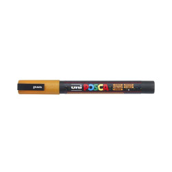 Dekormarker 0,9-1,3mm, Uni-Posca PC-3ML csillámló narancs Dekormarker Uni
