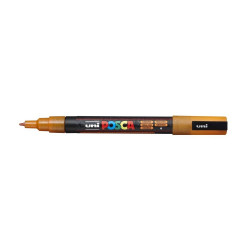Dekormarker 0,9-1,3mm, Uni-Posca PC-3ML csillámló narancs