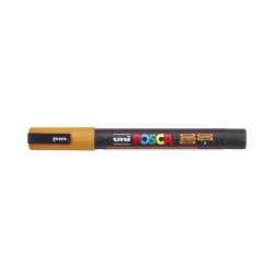 Dekormarker 0,9-1,3mm, Uni-Posca PC-3ML csillámló narancs Dekormarker Uni