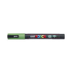 Dekormarker 0,9-1,3mm, Uni-Posca PC-3ML csillámló zöld Dekormarker Uni