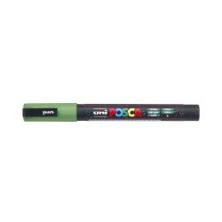 Dekormarker 0,9-1,3mm, Uni-Posca PC-3ML csillámló zöld Dekormarker Uni