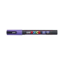 Dekormarker 0,9-1,3mm, Uni-Posca PC-3ML csillámló lila Dekormarker Uni