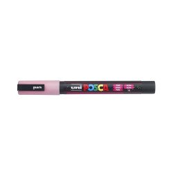 Dekormarker 0,9-1,3mm, Uni-Posca PC-3ML csillámló rózsaszín Dekormarker Uni