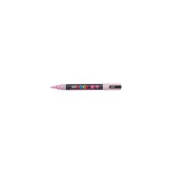 Dekormarker 0,9-1,3mm, Uni-Posca PC-3ML csillámló rózsaszín