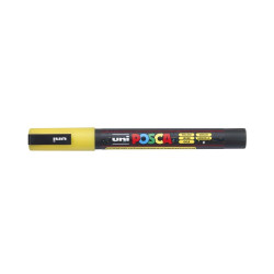 Dekormarker 0,9-1,3mm, Uni-Posca PC-3ML csillámló sárga Dekormarker Uni