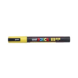 Dekormarker 0,9-1,3mm, Uni-Posca PC-3ML csillámló sárga Dekormarker Uni