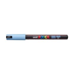 Dekormarker 0,7mm, Uni-Posca PC-1MR jégkék Dekormarker Uni