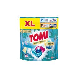 Mosókapszula 36 db/doboz fehér ruhákhoz Tomi Power Caps Lotus Iroda üzemeltetés, munkavédelem Tomi