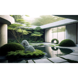Falinaptár képes 460x320mm, Meditáció Realsystem 2026.