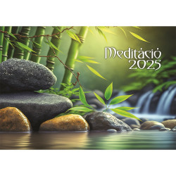 Falinaptár képes 460x320mm, Meditáció Realsystem 2026. Falinaptár Realsystem