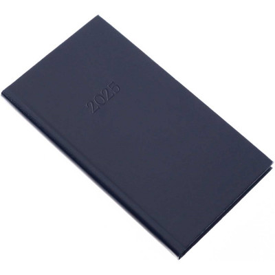 Zsebnaptár álló Standard, fehér lapokkal kék Realsystem 2026.