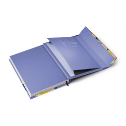 Határidőnapló mágnessel záródó, krémszínű lapokkal Fox 110×160 mm, Presco