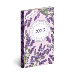 Zsebnaptár álló Flexi, fehér lapokkal szirmok Realsystem 2026.