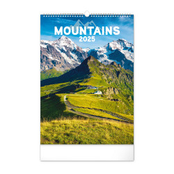 Falinaptár képes  330×460mm Mountains  Realsystem 2026. Falinaptár Realsystem