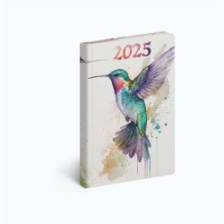 Zsebnaptár álló Fiestina light hölgyeknek B/6, heti kolibri Realsystem 2027.