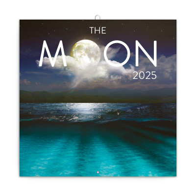 Falinaptár képes lemeznaptár 300x300mm, The Moon Realsystem 2026.