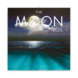 Falinaptár képes lemeznaptár 300x300mm, The Moon Realsystem 2026. Falinaptár Realsystem