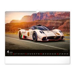 Falinaptár képes  480×330mm Cars  Realsystem 2027.