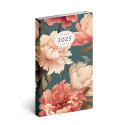 Zsebnaptár álló Flexi, fehér lapokkal óra Realsystem 2027.
